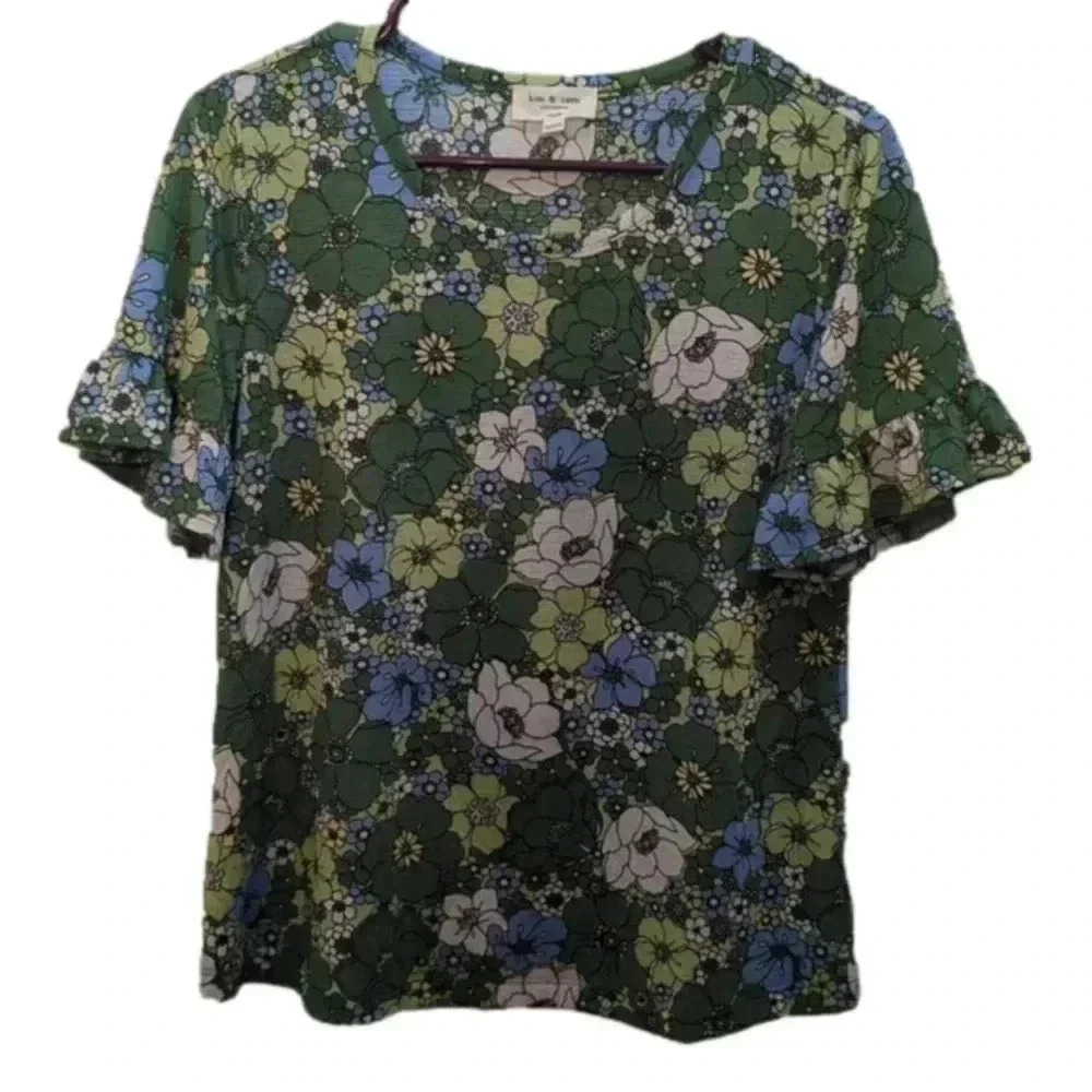 KIM & Cami women's floral top